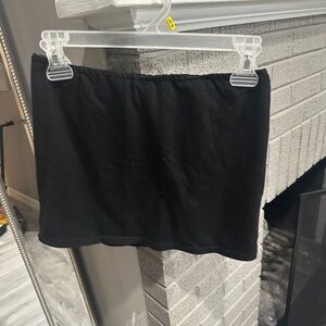 Edikted Black Pencil Mini Skirt for Night Out